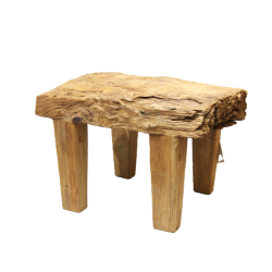 Stołek taboret  z drewna tekowego 45cm